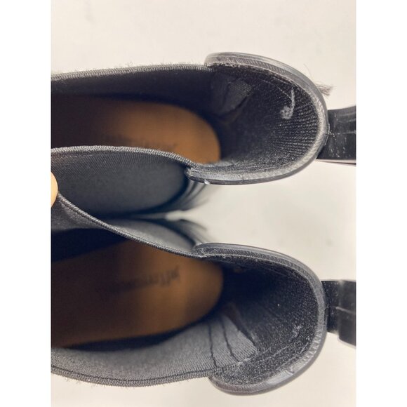 Jeffrey Campbell Women’s 10 Platform Chelsea Rain Boots Lug Sole Black - Picture 9 of 11